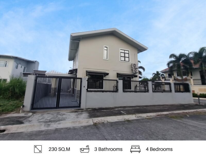 Stunning Corner House for Sale Angeles City 230 sqm