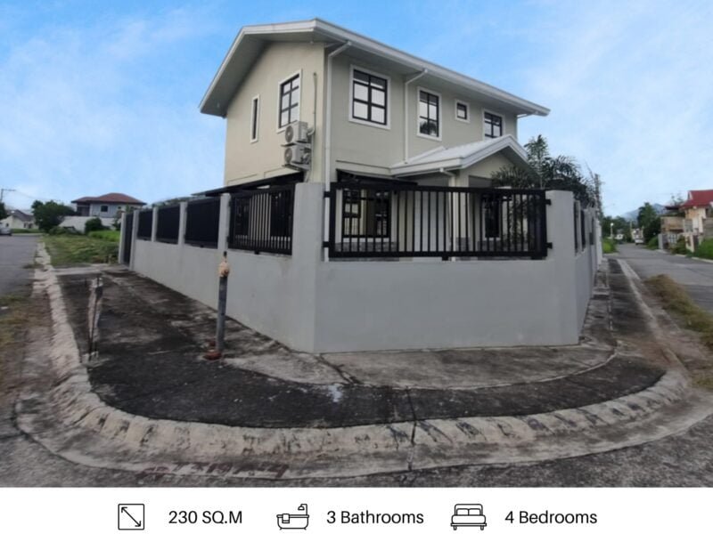 Stunning Corner House for Sale Angeles City 230 sqm