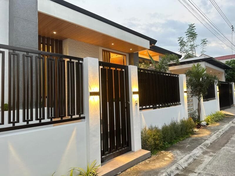 Brand New Modern Asian Bungalow for Sale in Angeles City | 3BR, Garden