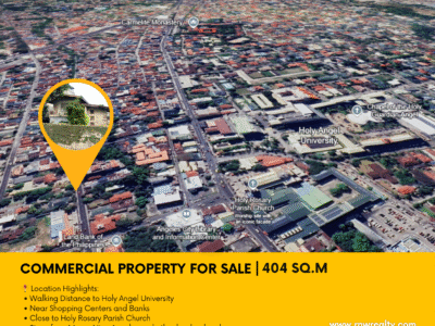 Prime Commercial Property for Sale in Angeles City Near Holy Angel University 404 SQM