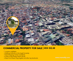 Prime Commercial Property for Sale in Angeles City Near Holy Angel University 404 SQM Prime Commercial Property for Sale in Angeles City Near Holy Angel University 404 SQM